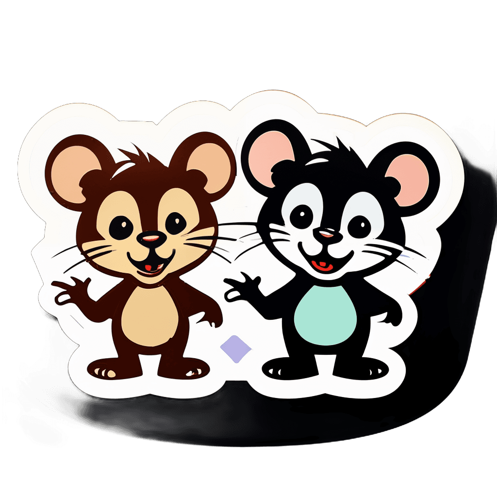 Jerry Mouse &  Tom cat