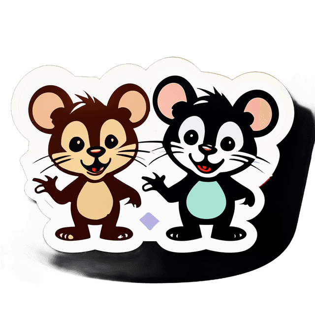 Jerry Mouse &  Tom cat