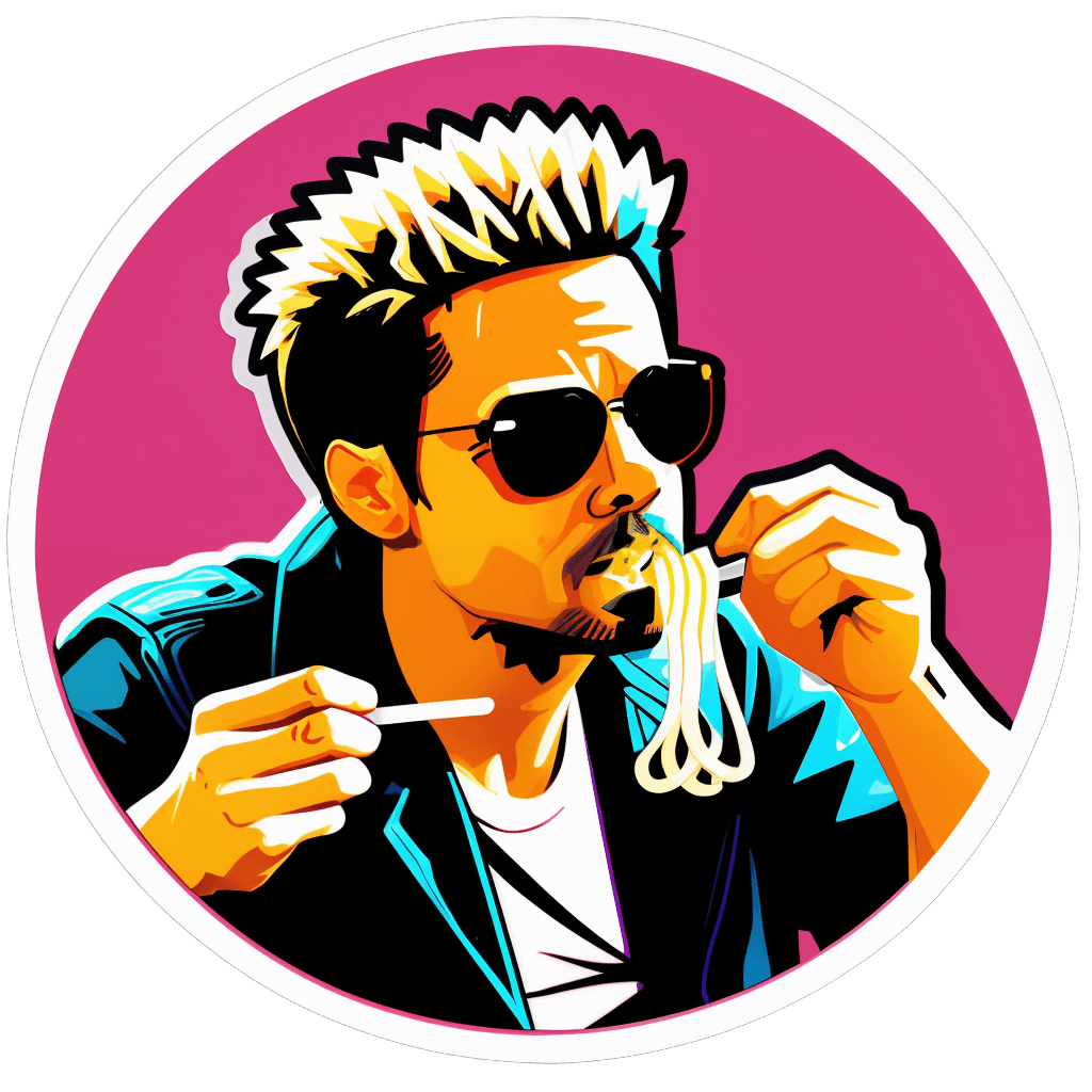 tyler durden eating noodle