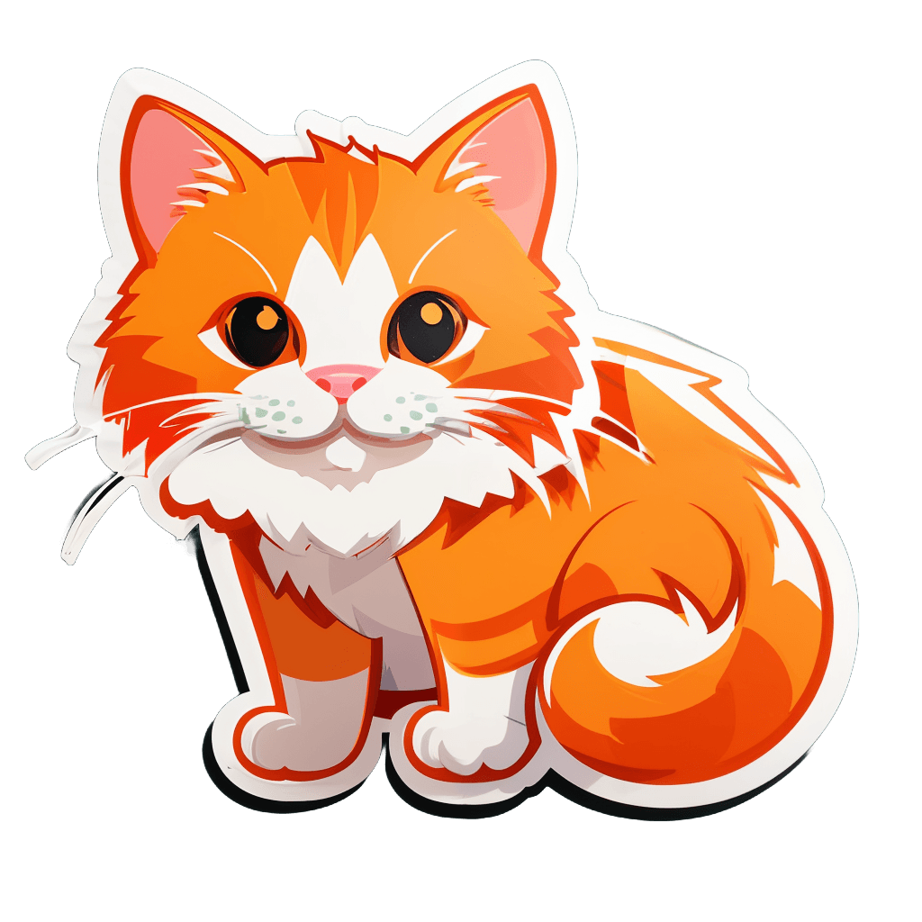 an orange cat