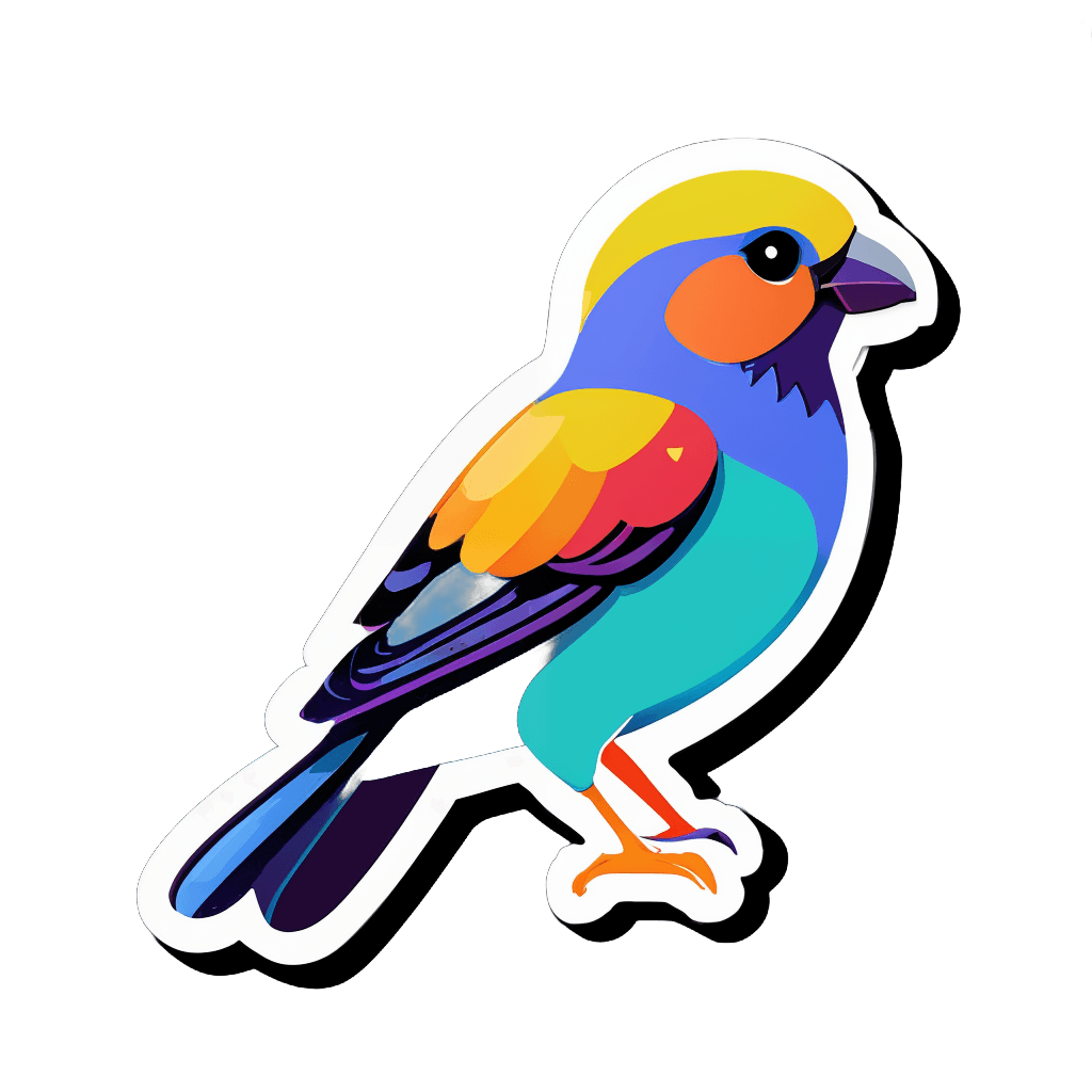 color bird