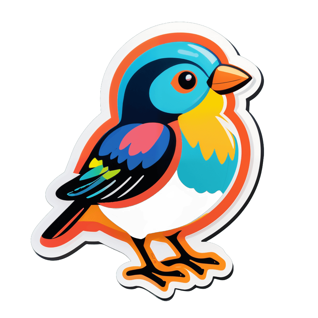 color bird